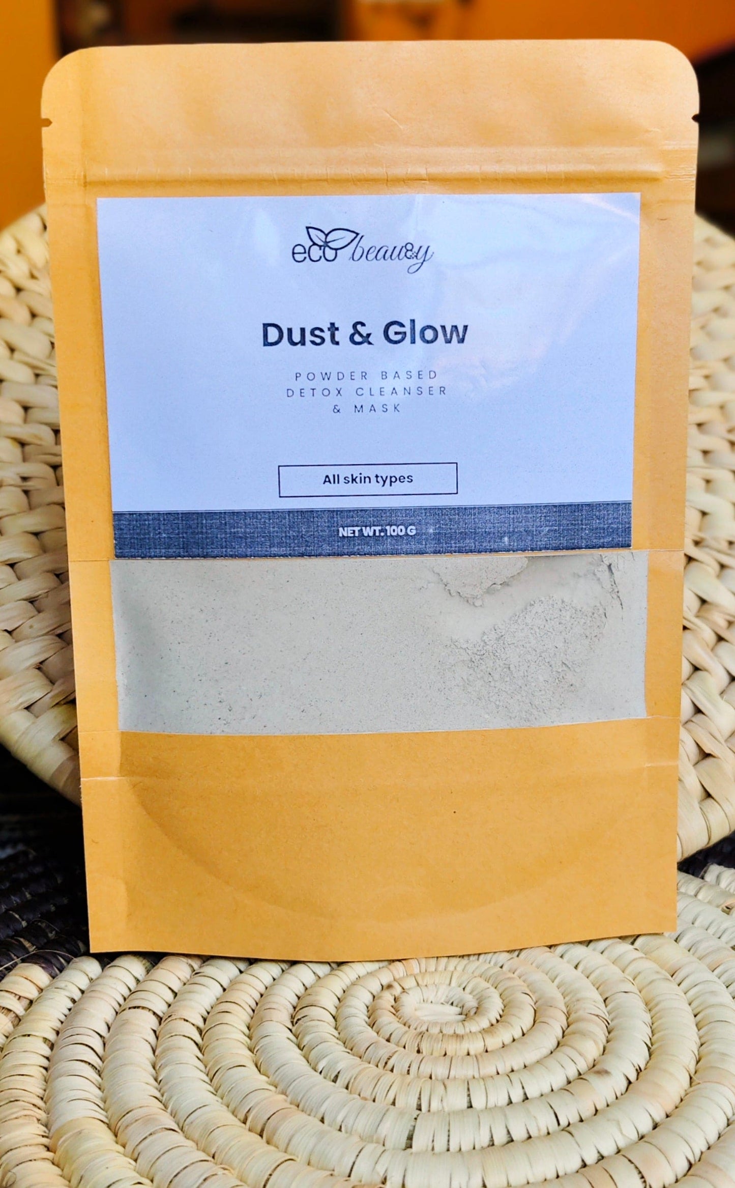 Dust and Glow | powder cleanser and mask ecobeau8y