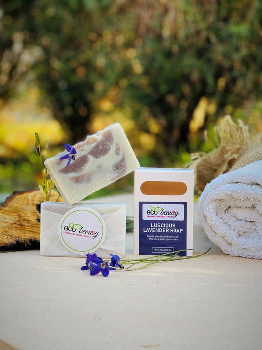 Luscious Lavender Handcrafted Organic Soap ecobeau8y