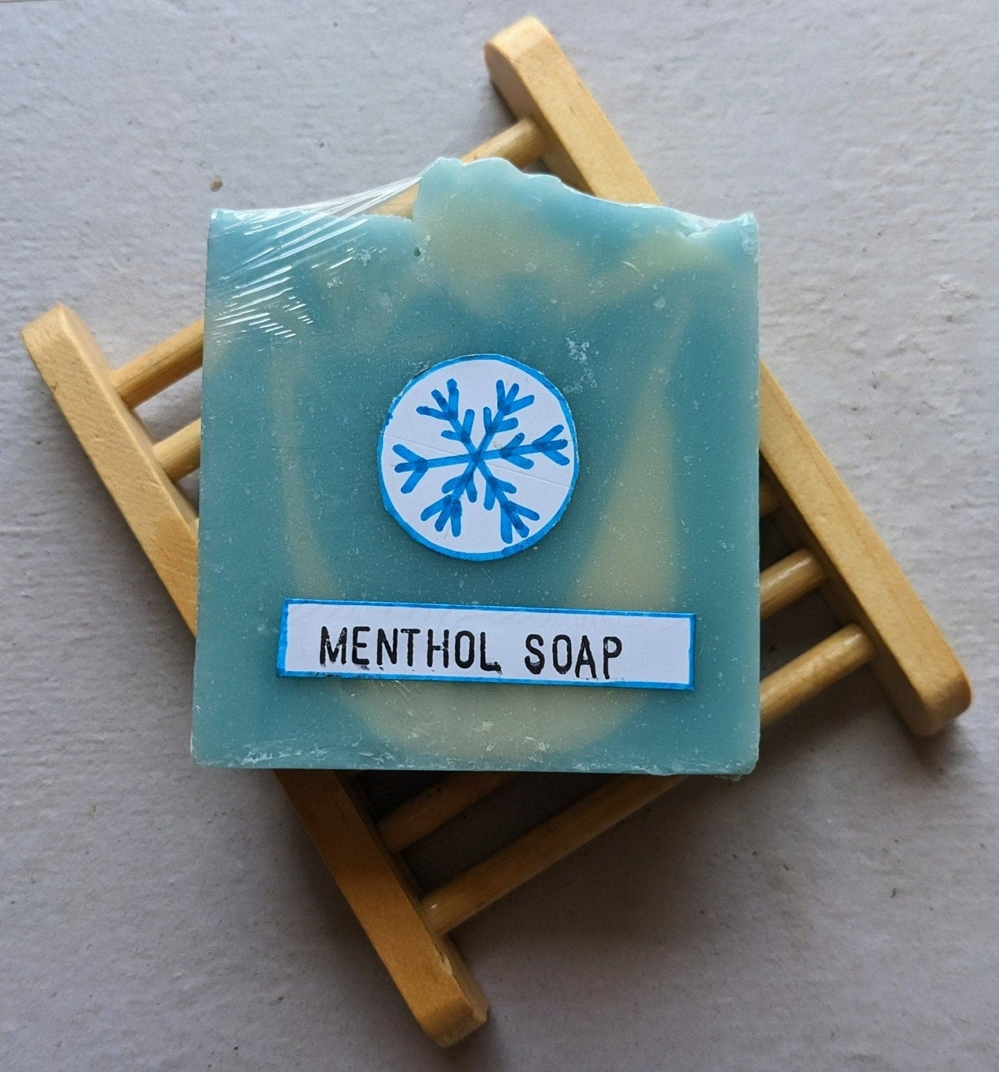 Menthol, Handmade soap bar, Artisan soap with essential oil, Luxury skincare product, Gift idea, Palm oil free, Natural Bath product ecobeau8y