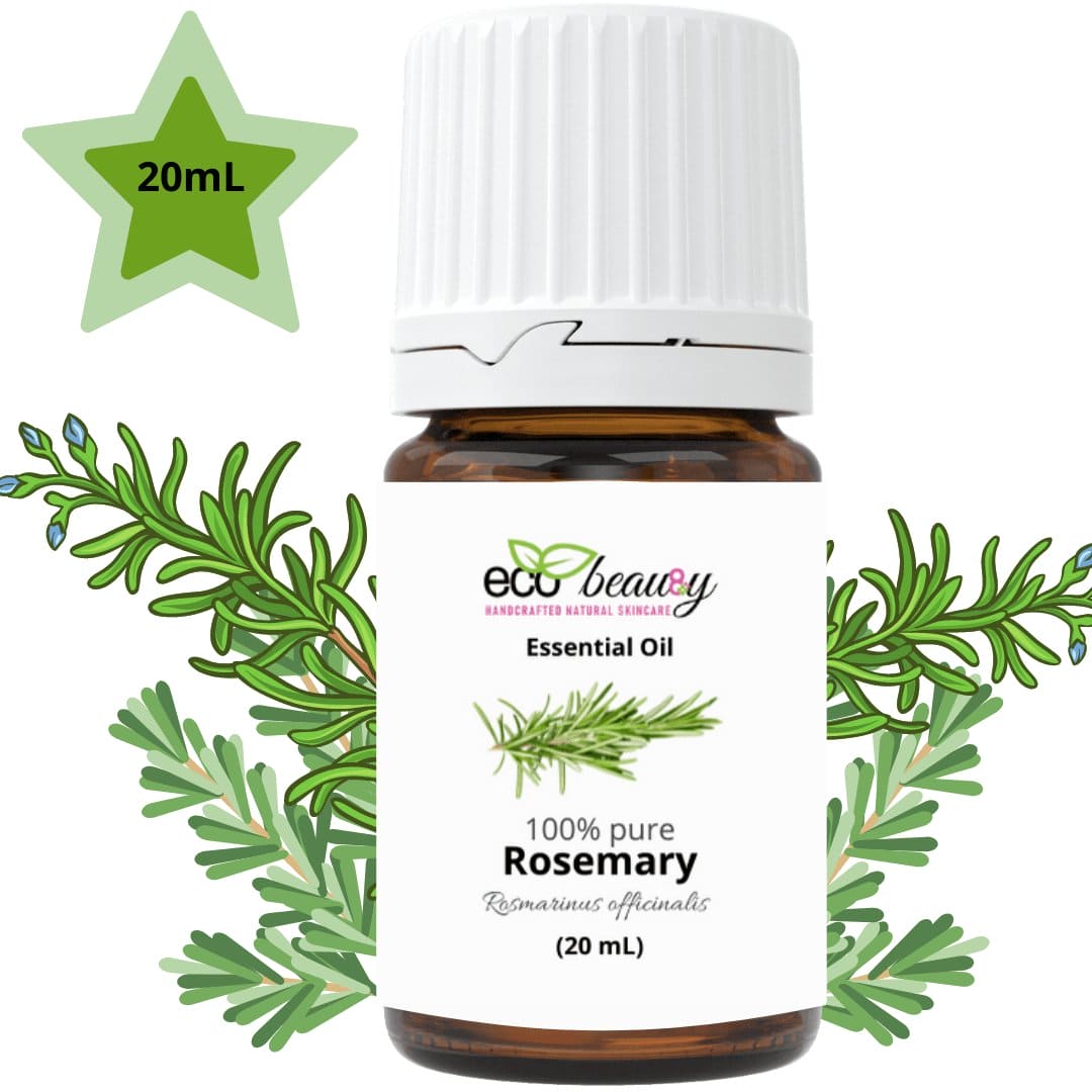 Rosemary Essential Oil 100% Pure & Natural - 20ml ecobeau8y